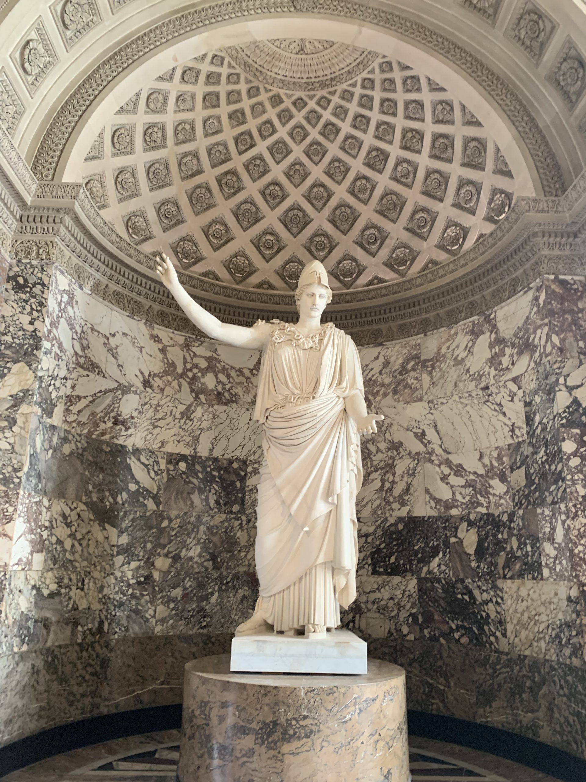 Pallas de Velletri, exposé au Louvre, Paris © Marjorie Eclar