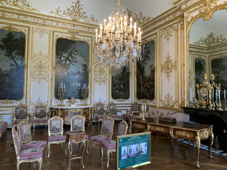 Chambre de Monsieur Le Prince, Château de Chantilly © Marjorie Eclar.