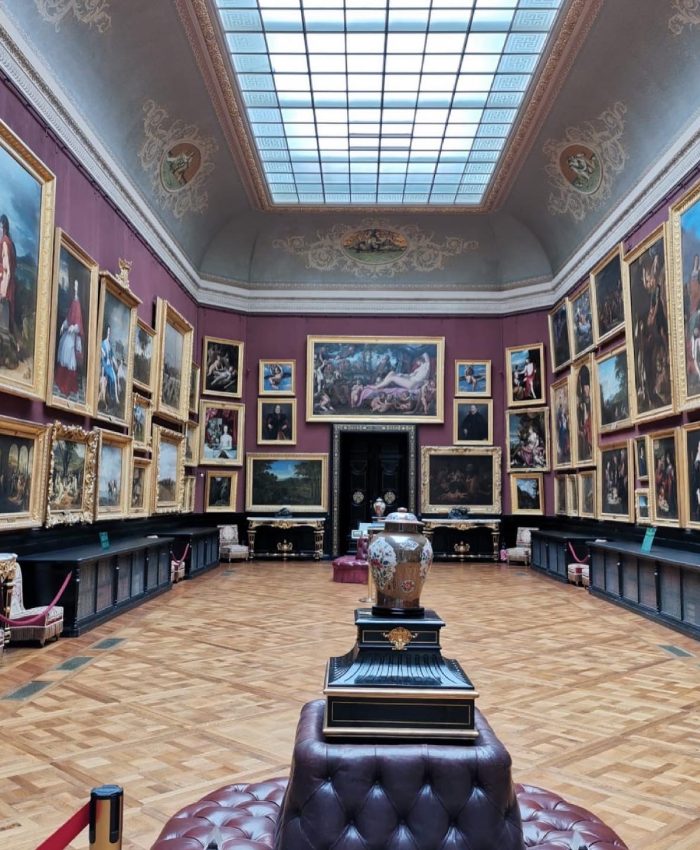 Galerie de peintures du Château de Chantilly, photo prise par Marjorie Eclar.